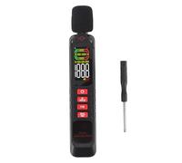 Medidor de Decibelios, Monitor de Nivel Ruido Ruido Portátil Decibel que Mide Preciso un Lector Nivel Sonido Medidor Decibelio Ponderado con Sonido para Sitios Construcción Viviendas ZL-81A