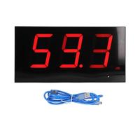 Medidor de decibelios montado en la pared Alta precisión Amplio rango de medición Medidor de nivel de sonido para colgar en la pared USB Monitoreo de ruido para evaluación