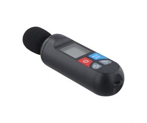 Medidor de decibelios portátil de 30 a 130 dB, respuesta rápida y lenta, ruido para control de construcción escolar, carcasa ABS de 157 mm