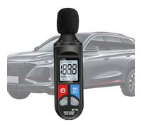 Medidor de decibelios | Sensor de sonido de 30 a 130 dB y dispositivo de detección - Comprobador de decibelios portátil, para uso en aulas, vecinos, coche, en, en la autopista y
