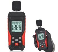 Medidor de decibelios TA-650A, medidor de nivel de sonido, medidor de nivel de sonido con grabación A ponderado, rango de 30 - 130 dB, máx/min, almacenamiento de datos