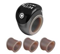 Medidor de dedo genérico - Anillo de gadget de conteo en tiempo real estable - Mini medidor de dedo - para interior al aire libre diario Golf matemáticas aula ejercicio, Se référer au descriptif, ABS+