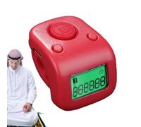 Medidor de dedos digital, contador de buda - contador manual de cuento - contador de dedos, contador de oración de cuentas de buda, medidor de pantalla digital LCD para oración, dedos ac