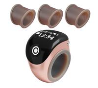 Medidor de dedos genérico | ligero y preciso conectado a la aplicación - Contador manual manual - para contar en interiores exteriores al aire caminando golf matemáticas aula, Se référer