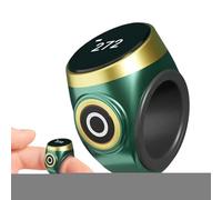 Medidor de dedos - Medidor ergonómico impermeable IPX8, correa de silicona ajustable para golf y natación, pantalla digital silenciosa, ejercicio en clase | Alta precisión perfecta de 5 chiff