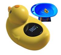 Medidor de del agua para bañera de bebé - Termómetro de baño de pato flotante con advertencia de | Monitor de ambiente y de agua para baño de seguridad para be