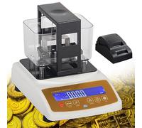 Medidor de densidad de oro y plata, densímetro electrónico para pruebas precisas de densidad de metales preciosos, plásticos y gránulos, ideal para laboratorios de control de calidad