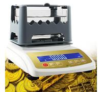 Medidor de densidad de oro y plata, densímetro electrónico para pruebas precisas de densidad de metales preciosos, plásticos y gránulos, ideal para laboratorios de control de calidad