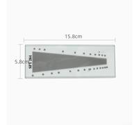 Medidor de densidad de urdimbre de tela, herramienta de contador de hilos de trama para una medición precisa del recuento de hilos en textiles, lente de vidrio con rangos de 10-40 a 55 (SFY280)