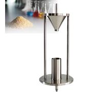 Medidor de densidad para uso en laboratorio, medidor de apilamiento natural con taza de medición de 100 ml, herramienta de medición de densidad de polvo de acero inoxidable