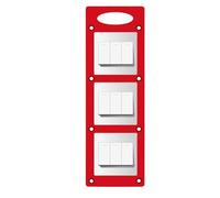 Medidor de disposición de salida: mapeo de corte de precisión, localizador de enchufes compacto con plantilla de acero, ayuda de alineación de carpintero con base de marcado de pared, accesorio de med