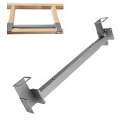 Medidor de distancia de cuadro: herramienta de medición de diseño de perno ajustable, dispositivo de posicionamiento de alineación de diseño, guía espaciadora uniforme para pegar paneles, garantiza