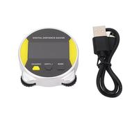 Medidor de distancia digital Pantalla LCD Regla de cinta métrica electrónica Herramienta de medición rodante pequeña recargable para maquinaria Procesos industriales y