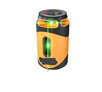 medidor de Distancia láser, Minilíneas Verdes Nivel Láser 5 Base Magnética Cruzada Horizontal Y Vertical Fijación Automática Se Puede Utilizar con Receptor