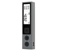 Medidor de distancia mejorado con bluetooth M120 Mini medidor de distancia láser Retroiluminación Bluetooth Portátil para mediciones en casa (M120 30M+BT)