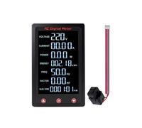 Medidor de Electricidad Digital de Industrial de CA de Alta Precisión 80-260V con Alarma de Sobrecarga y Protección Contra Fallas de Energía