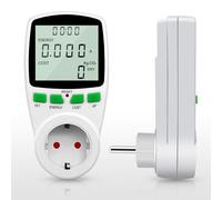 Medidor de electricidad para balcones, medidor de electricidad para enchufe, medidor de costes de energía, medidor de corriente para balcones, medidor de corriente, medidor de consumo de energía, con