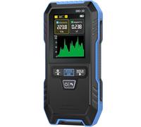 Medidor de EMF, probador de radiación electromagnética con modo curvo, detector digital 4 en 1 recargable EMF de mano, gran probador para inspecciones EMF en el hogar, oficina, exteriores y caza de