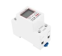Medidor de energía cero con reinicio monofásico, pantalla Digital LCD de carril Din, kWh, consumo de energía, vatímetro eléctrico, 220V, 80A