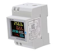 Medidor de Energía D52-2066, Pantalla LCD a Color, Voltaje CA 40-300V, Corriente 0-100A, Potencia 0-30000W, ABS, para Industria Química