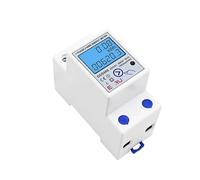 Medidor de energía Digital LCD monofásico, reinicio de voltaje cero kWh, contador de consumo de energía, vatímetro eléctrico de 220V, carril Din(DDS663,110V)