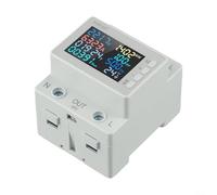 Medidor de energía digital LCD Uso de electricidad AC170V-270V Din Rail Medidor de corriente Wifi Power con interruptor de protección contra sobrecorriente Kwh(KWS-302)