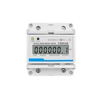 Medidor de energía Digital monofásico, 1 Uds., 1P, 2 cables, kWh, CA 230V, voltímetro, amperímetro, pantalla de contador analógico LCD(Digital Energy Meter)