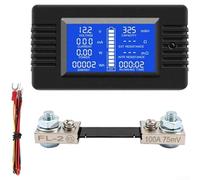 Medidor de energía eléctrica para pruebas de batería y diagnósticos de sistema que soportan mediciones de 0-200V y 0-200A DC