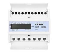 Medidor de energía ferroviaria 3 fase 4 cable 7p Circuitos integrados digitales portátiles LCD para el recuento de energía eléctrica