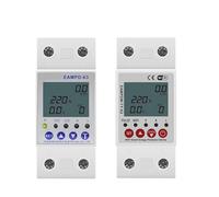 Medidor De Energía Inteligente WiFi De 230 V, Corriente Ajustable, Protección Contra Fugas A Tierra, Sobretensión, Protector, Relé, Disyuntor.(NO WiFi)