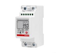 Medidor de energía monofásico con pantalla LCD para consumo de energía de corriente de voltaje y comunicación RS485 para gestión eléctrica