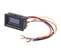 Medidor de energía multifuncional 7 en 1 con rango dual de 50 A 100 A y derivación para visualización de medición precisa, ángulo de visión amplio de alta definición (A)