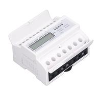 Medidor de energía outdoorm Monitor de uso de electricidad trifásico Pantalla LCD Medidor de potencia de montaje en carril DIN 3x15A DC3x220V 380V