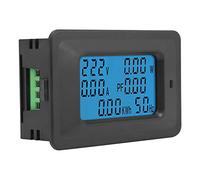 Medidor de Energía Panel Eléctrico para Casa 6 en 1 AC 20A 110-250V Pantalla Digital Multifunción Energía (W) (amperaje actual Panel) uso kWh Frecuencia Monitor