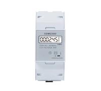 Medidor de energía SDM230D monofásico carril DIN 100A 230V CA pantalla LCD