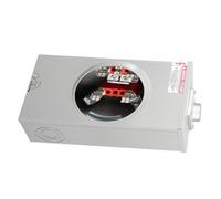 Medidor de energía sin anillo de 600 V, 3 cables, para alimentación superior/subterránea, 200 amperios, medidor de potencia residencial
