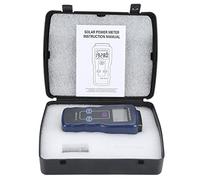 Medidor de energía solar, W/m²/Btu digital Medidor de luz solar de fuerza UV de mano, Instrumento de prueba de medición de radiación de luz solar para meteorología, agricultura, experimentos físicos y