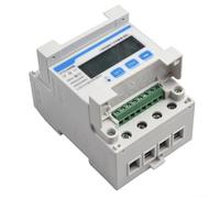 Medidor de energía trifásico de cuatro hilos con carril guía DTSU666, 3×220/380V 5(80) A medidor de electricidad para rejilla con para RS485 para Modbus-RTU, kWh k