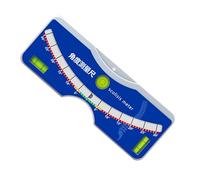 Medidor de escoliosis con escoliómetro horizontal de burbuja 0-30° para diagnóstico de espalda y herramienta de medición de evaluación