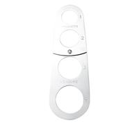 Medidor de espaguetis, medidor de pasta plegable de acero inoxidable - Herramienta para cocinar espaguetis control rápido de la porción de medición de pasta para uso doméstico