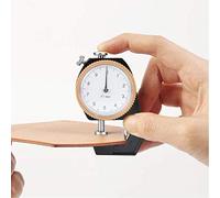 Medidor de espesor 0-10 mm probador de grosor para cuero y tela precisión 0.1 mm herramientas artesanales