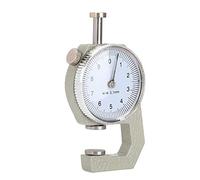 Medidor de espesor, calibrador digital 0-10 mm x 0.1 mm precisión indicador esférico para medición de cuero y tela