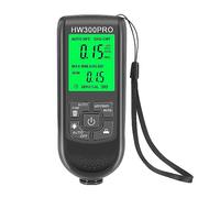 Medidor de espesor de pintura de coche, medidor de espesor de recubrimiento, medidor de espesor for automóviles, Mini medidor portátil de 0,1 micras/0-2000um para Car Lab(Black 1)