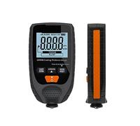 Medidor de espesor de recubrimiento de pintura de coche medidor de espesor de recubrimiento de Metal electrochapado 0-1500um Fe & NFe para Car Lab(Nero)