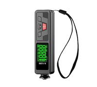 Medidor de espesor de revestimiento de pintura de coche ET330 + Zn, medidor de espesor de revestimiento de Zinc electrochapado for pintura de coche, medidor Fe, NFe y Zinc para Car Lab(Black-Green)
