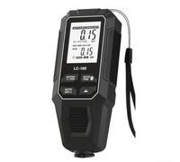 Medidor de espesor de revestimiento digital 0-2000um rango con identificación automática de sustrato adecuado para repintado automotriz y laboratorios de control de calidad (negro)