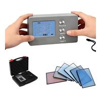 Medidor de espesor de vidrio aislante, medidor digital de espesor de vidrio, rango de medición de espesor: 70 mm, capa intermedia de aire: 45 mm, precisión de ±0,1 mm, mide vidrio monocapa y laminado