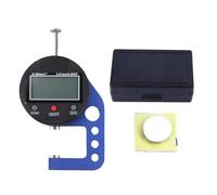 Medidor de espesor digital 0-20 mm Rango | 0,0005in Resolución de alta precisión | Medidor de grosor portátil para industrial/procesamiento/construcción | Material de