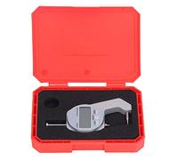 Medidor de Espesor Digital de 0-20 mm, Micrómetro Electrónico de Puntas Curvas con Pantalla LCD, Herramienta de Medición Precisión 0.01 mm para Papel, Película, Cuero