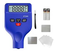 Medidor de Espesor Digital de Revestimiento, Medidor de espesor de pintura 0-1500um, Medidor Espesor Pintura Para Automóvil de Hierro, Aluminio y Zinc, Medidores de Espesor de Mano Fe/NF/Zn + Fe
